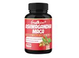 Ashwagandha E Maca 7000 Mg (120 Capsule) Integratore Alimentare, Energia, Resistenza, Muscoli, Forza, Testosterone, Salute Maschile
