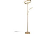 Trio-Leuchten Lampada Da Terra Willis Dh 40X180 Cm Oro Lampada Da Terra Lampada Da Lettura