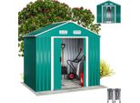 Gardebruk® Capanno Da Giardino Xl 2M² Fondamenta 200X135X190Cm Porta Scorrevole Rimessa Per Attrezzi Da Esterno 4M³
