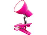 Lampada Da Lettura A Led 5W Rosa Noah 1482 Rabalux A Clip Per Bambina 1482 Rabalux