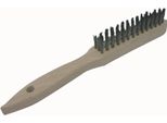 Ironside 139-011/151393 Spazzola Metallica V2A 3Rhg Inox, Filo Da 0,30 Mm, Grigio/Naturale