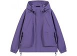 Giacca Softshell Da Donna Giacca Di Transizione Calda E Traspirante Giacca Funzionale Antivento Con Cappuccio, Verde, M