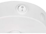 Lampada Da Parete, Metallo, Bianco Opaco, E14, Orientabile, L 27 Cm