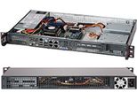 Super Micro CSE-505-203B Server Geh Super Micro 1U/1X200W/1-4X 3.5"/2.5"" SC505-203B Ohne Os"
