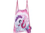 Zaska Borsa Da Ginnastica Unicorno 33X44 Cm Rosa Rosa Taglia Unica