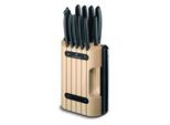 Swiss Classic, Ceppo Per Coltelli, Legno Di Faggio, 12 Pezzi, Nero