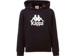Kappa Unisex Felpa Con Cappuccio Bambini Felpa Con Cappuccio 705322J Nero, Abbigliamento:176