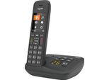 Gigaset C575A - Telefono Cordless - Segreteria Telefonica Con Id Chiamante - Eco Dect\Gap - Nero (S30852-H2927-B101)