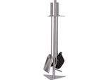 Firefix Set Di 4 Pezzi Per Camino In Acciaio Inox
