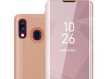 Cadorabo Custodia Per Telefono Cellulare Per Samsung Galaxy A40 In Rosa Cover Backcover Protettiva Custodia A Libro