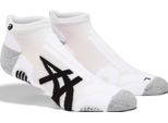 Calzini Da Tennis Asics Court+ Alla Caviglia Bianchi 35-38