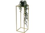 Dandibo Sgabello Per Fiori In Metallo Oro Angolare M 62 Cm Tavolino Per Fiori 96406 Colonna Per Fiori Sgabello Moderno Per Piante
