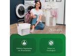 Contenitore Per Detersivi Novaliv Con Coperchio 4 Litri I Trasparente I 23,5 X 18 X 18,5 Cm I Scatola Contenitore Per Detersivi Con Maniglia Contenitore Per Detersivi Contenitore Per Detersivi