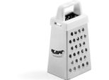 Karl Weis Mini Grattugia Quadrata Bianca, Acciaio Inox, Plastica, 3,7 X 3 X 7,5 Cm