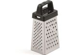 Mini Grattugia Quadrata Karl Weis, Nera, Acciaio Inox, Plastica, 3,7 X 3 X 7,5 Cm