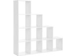 Vasagle Libreria A 10 Cubi Con Scomparti Aperti Sistema Di Archiviazione Per Decorazioni, Foto, Piante, Soggiorno, Camera Da Letto, Studio