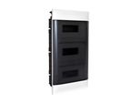 Distributore Da Incasso Legrand Praktibox S, Con Sportello In Vetro Fumé, Bianco, 3X 12 Moduli 135153