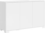 Itamoby - Madia 3 Ante 130X40X83 Cm Lumina Bianco Lucido