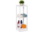 Relaxdays Piccolo Scaffale In Piedi Con 3 Ripiani