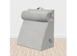 Aopunly Cuscino Di Lettura Cuscino Di Schiena Per Letto E Divano Cuscino Relax Cuscino Per Il Collo Con Rivestimento Rimovibile Lavabile Memory Foam Cuscino Per Le Gambe Cuscino Relax Letto Grigio