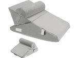 Cuscino Da Lettura Bettizia Cuscino Schiena Per Letto E Divano Cuscino Relax Cuscino Collo Con Rivestimento Sfoderabile Lavabile Cuscino Gambe In Memory Foam Cuscino Relax Letto Grigio
