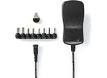 Adattatore Universale | 18 W | 3 - 12 V Dc | 1,10 M | 1,5 A | 8 Spine | Svart