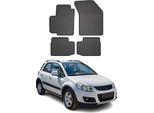 2006-2014 Suzuki SX4 Tappetini Tpe Nero 4 Pz