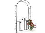 Relaxdays Arco Di Rose Con Cancello