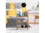 Relaxdays 10024182_0 Relaxdays Servierwagen Braun