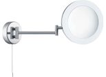 Specchio Da Bagno, Specchio Da Barba, Ingrandimento 3X, Ip44, Cromo, Esterno Congelato