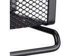 Relaxdays 4 X Catalogo Raccoglitore Metallo Nero