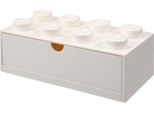 Lego 40211735 Cassettiera Lego Desk Drawer 8, 1 Cassetto, Bianco
