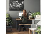 Set Di 2 Runner Da Tavola Relaxdays Nero