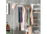 Relaxdays 2 X Portacinture In Legno Bianco