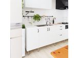 Relaxdays Carrello A Nicchia Stretto A 4 Ripiani