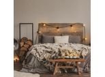 Set Di Portacandele Relaxdays In Grigio E Nero