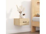 Vidaxl Comodino A Parete Rovere Sonoma 35X35X20 Cm