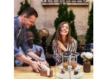 Relaxdays Alzata Per Dolci Impilabile, Set Di 3 Pezzi