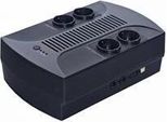 Eurocase Ups Line Interactive Evo (EA200PLUS), 650VA/360W, Ups - Nero