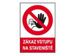Cartello Di Sicurezza - Plastica A4 "Non Entrare Nel Cantiere"""