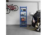 Relaxdays Scaffalatura Per Carichi Pesanti Blu A 5 Livelli