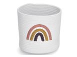 Cesto Portaoggetti In Tessuto Lavorato A Maglia Rainbow, Ø 25 Cm