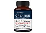 Creatina Monoidrato 3000 Mg (120 Capsule) Integratore Alimentare, Cervello, Memoria, Concentrazione, Muscoli, Salute Muscolare, Forza, Resistenza