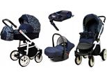 BabyLux® Color Lux | 4in1 Kinderwagen Set | Forest Deer | Kombikinderwagen | Kinderwagenset | Is