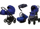 BabyLux® Color Lux | 4in1 Kinderwagen Set | Sailor Blue | Kombikinderwagen | Kinderwagenset | Is