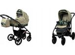 BabyLux® Largo | 2in1 Kinderwagen Set | Fern Leaf | Kombikinderwagen | Kinderwagenset | Buggy +