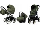 BabyLux® Color Lux | 3in1 Kinderwagen Set | Olive | Kombikinderwagen | Kinderwagenset | Buggy +