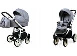 BabyLux® Color Lux | 2in1 Kinderwagen Set | Silver Flex | Kombikinderwagen | Kinderwagenset | Bu