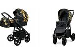 BabyLux® Color Lux | 2in1 Kinderwagen Set | Gold Jungle | Kombikinderwagen | Kinderwagenset | Bu