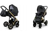 BabyLux® Sky Lark | 2in1 Kinderwagen Set | Black Flex | Kombikinderwagen | Kinderwagenset | Bugg